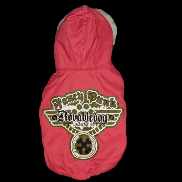❤️ Loveable Dog Hooded Jacket Small FANCY PUNK - Picture 1 of 9
